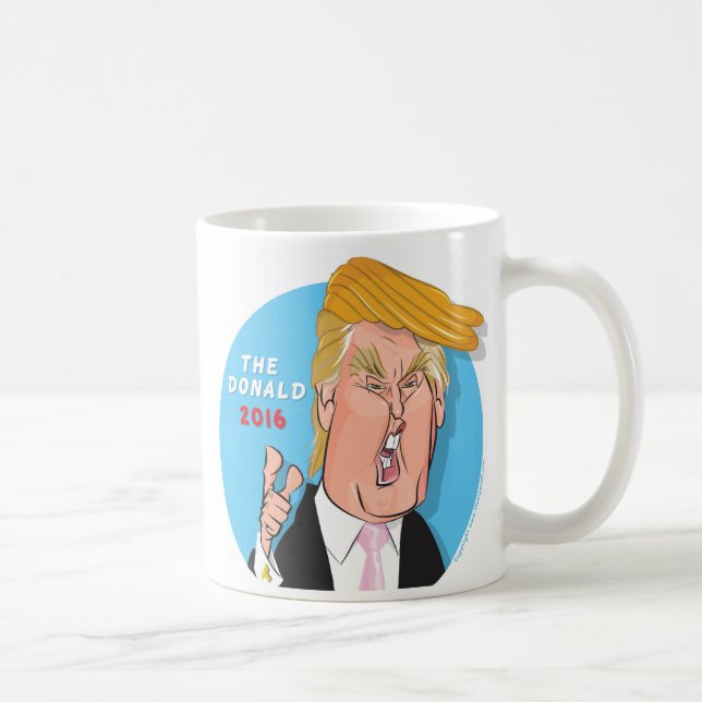 Caneca de café cómica da caricatura dos desenhos (Direita)