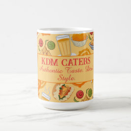 Caneca De Café Comida da rua indiana - Corante festivo