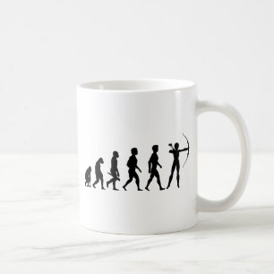 Caneca De Café Comida de puro de arco seta arco arqueiro alvo
