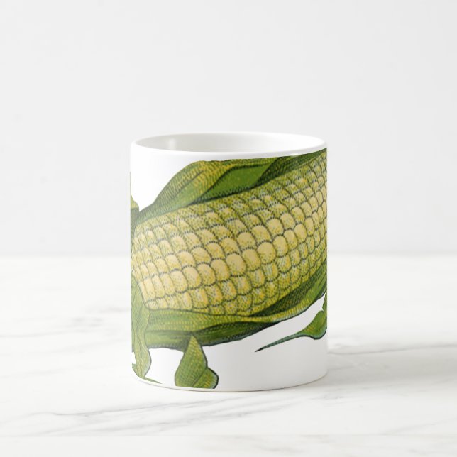 Caneca De Café Comida de vegetais saudáveis, milho no forno (Centro)