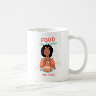 Caneca De Café Comida é o amor tornado visível