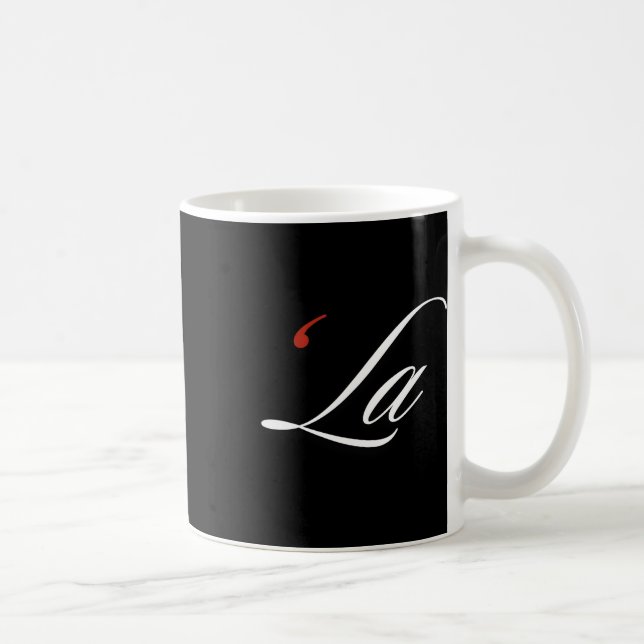 Caneca De Café Comma La Kamala Harris Pontuação Engraçada La Elec (Direita)