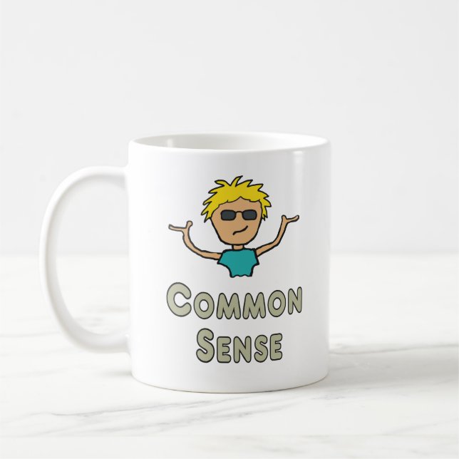 Caneca De Café Common Sense (Esquerda)