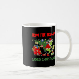 Caneca De Café Como A Trump Salvou O Natal Engraçado Trump Christ
