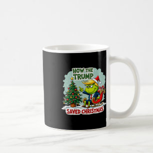 Caneca De Café Como A Trump Salvou O Natal Engraçado Trump Christ