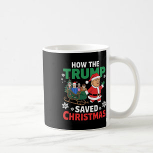 Caneca De Café Como A Trump Salvou O Natal Engraçado Trump Christ