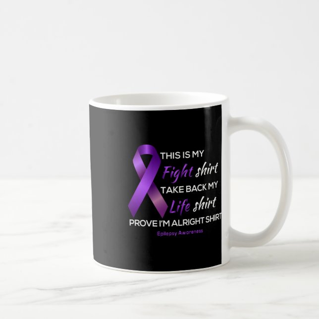 Caneca De Café Como as Camisetas estão conscientes, esta é a minh (Direita)