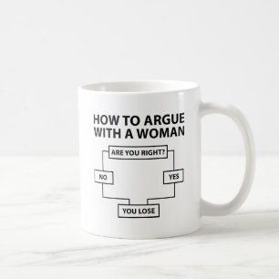 Caneca De Café Como Discutir Com Uma Mulher