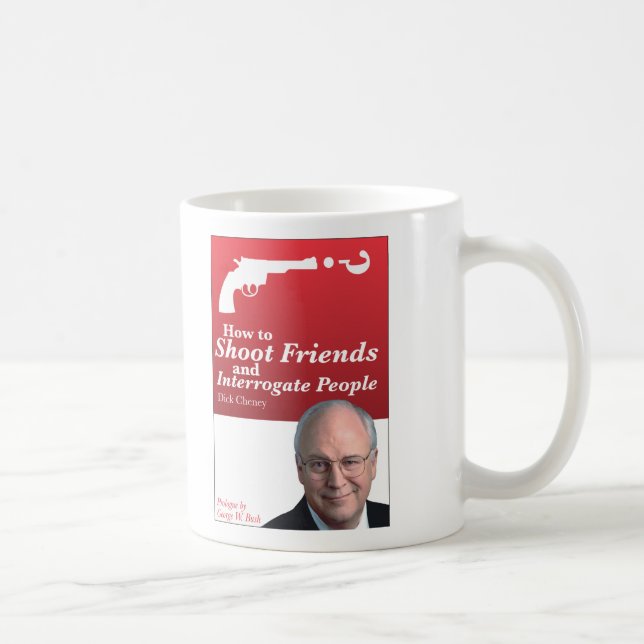 Caneca De Café Como disparar em amigos e interrogar povos (Direita)