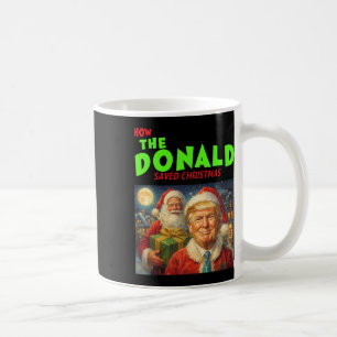 Caneca De Café Como Donald Trump Salvou o Natal
