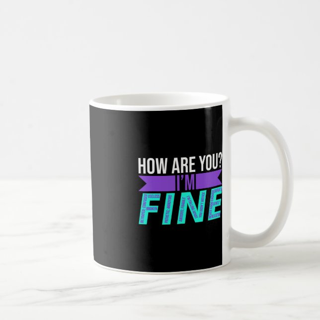 Caneca De Café Como é que eu sou uma boa conscientização sobre pr (Direita)