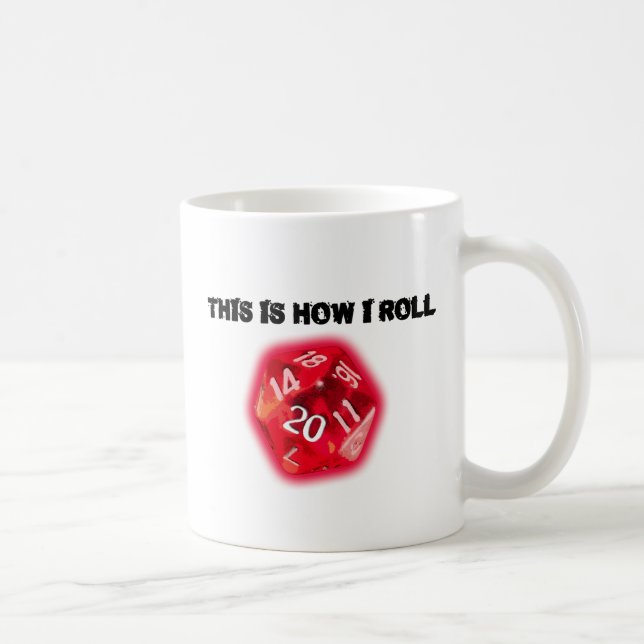 Caneca De Café Como eu rolo (Direita)