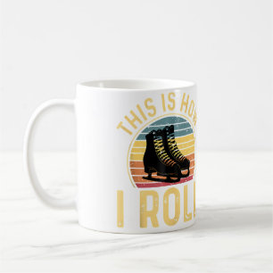 Caneca De Café Como Eu Rolo 70S 80S Patinação Sobre Rodas Patinad