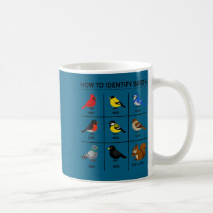 Caneca De Café Como identificar um pássaro engraçado observação d