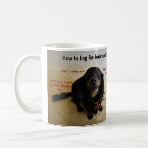 Caneca De Café Como implorar o cão engraçado
