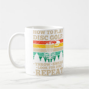 Caneca De Café Como Jogar Golfe de Disco Para Jogadores de Golfe