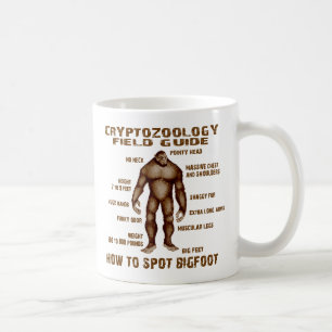 Caneca De Café COMO MANCHAR BIGFOOT - guia do campo do