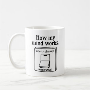 Caneca De Café Como minha mente funciona