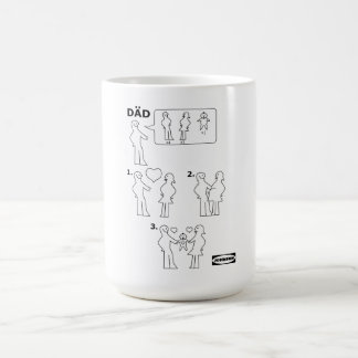 Caneca De Café Como montar uma instrução de Pai