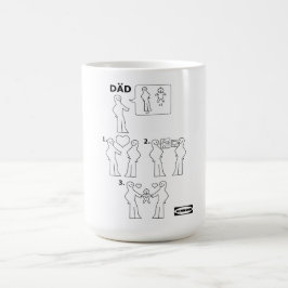 Caneca De Café Como montar uma instrução de Pai de Gay