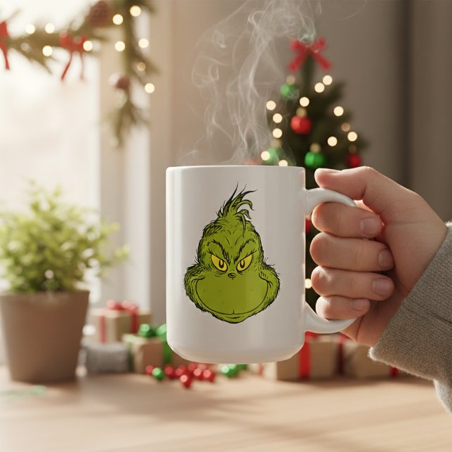 Caneca De Café Como o Grinch Roubou o Natal Clássico Grinch (Criador carregado)