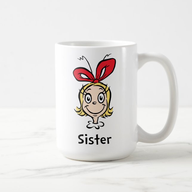 Caneca De Café Como o Grpolegadas roubou o Natal | Irmã Grpolegad (Direita)