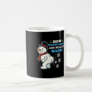 Caneca De Café Como os Flocos de Neve São Realmente Feitos Natal