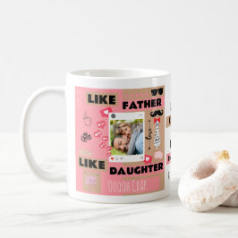 Caneca De Café Como Pai, Como Filha, Oh Droga Foto Engraçada