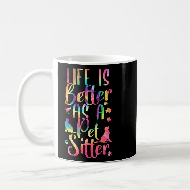 Caneca De Café Como Pet Sitter Animal Caretaker Pet Sitter (Esquerda)