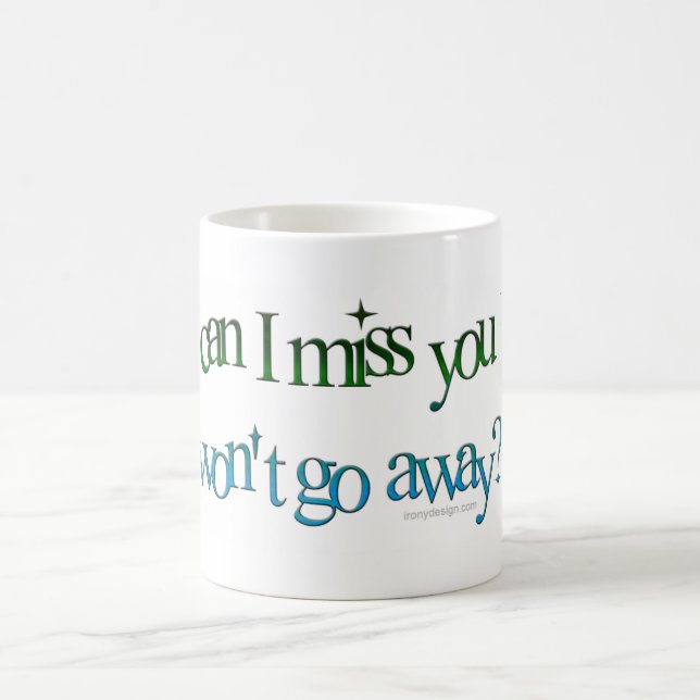 Caneca De Café Como pode a senhorita Você Humor de I (Centro)