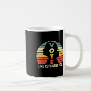 Caneca De Café Como Ruth Te Enviou - Mulheres Feministas Desenhan