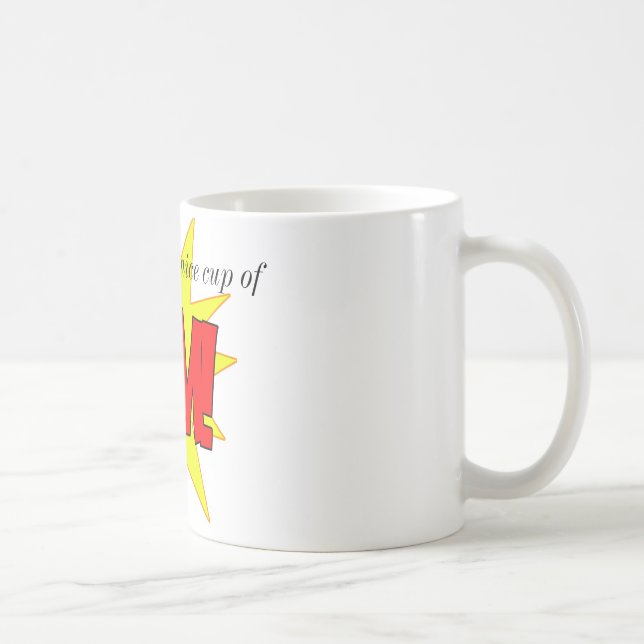 Caneca De Café Como sobre um copo agradável do BAM! (Direita)