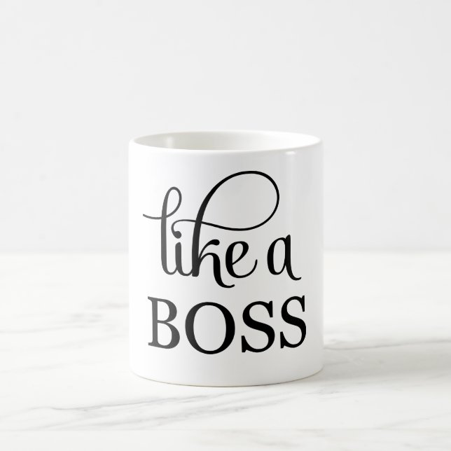 Caneca De Café Como um Chefe (Centro)