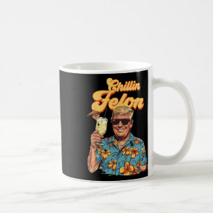 Caneca De Café Como Um Felon Trump Presidente 2024 Leve A América