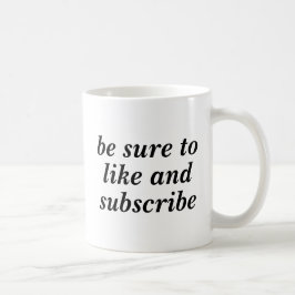 Caneca De Café Como Youtubers diz olá! e adeus