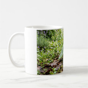 Caneca de Café comouriço Espiando Debaixo de uma F