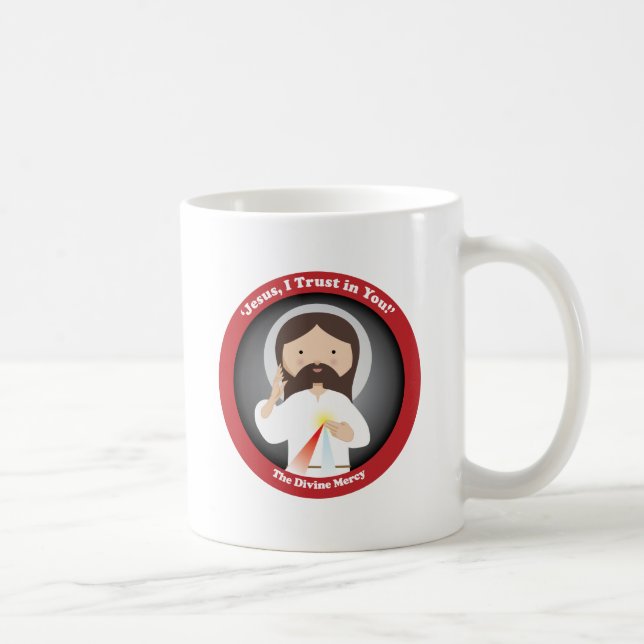 Caneca De Café Compaixão divino de Jesus (Direita)