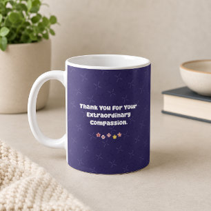 Caneca De Café Compaixão Extraordinária Obrigado - Cuidados Tempo