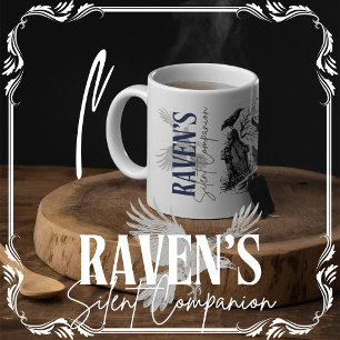 Caneca De Café Companheiro Silencioso de Raven