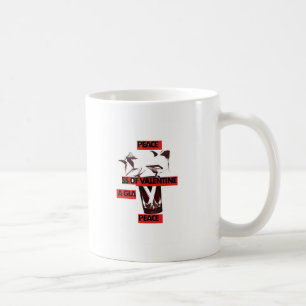 Caneca De Café Compartilhe o amor de um copo de paz namorados.jpg
