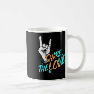 Caneca De Café Compartilhe o Amor Homens Mulheres Crianças Menino
