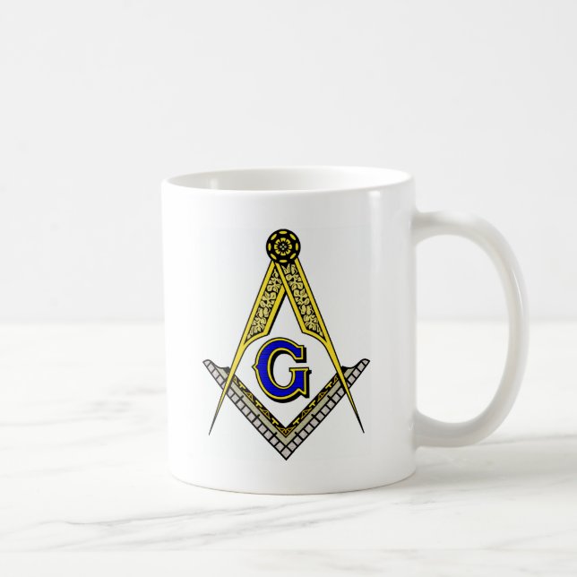 Caneca De Café Compasso e quadrado (Direita)