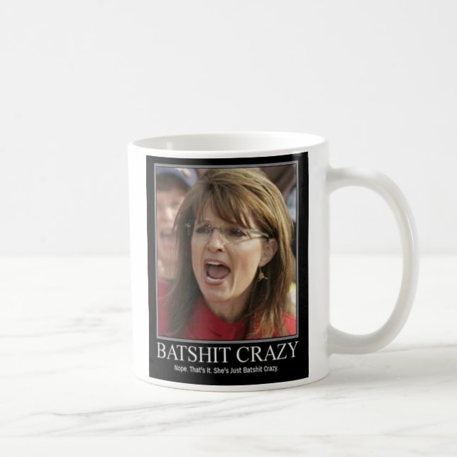 Caneca De Café completamente louco (Direita)