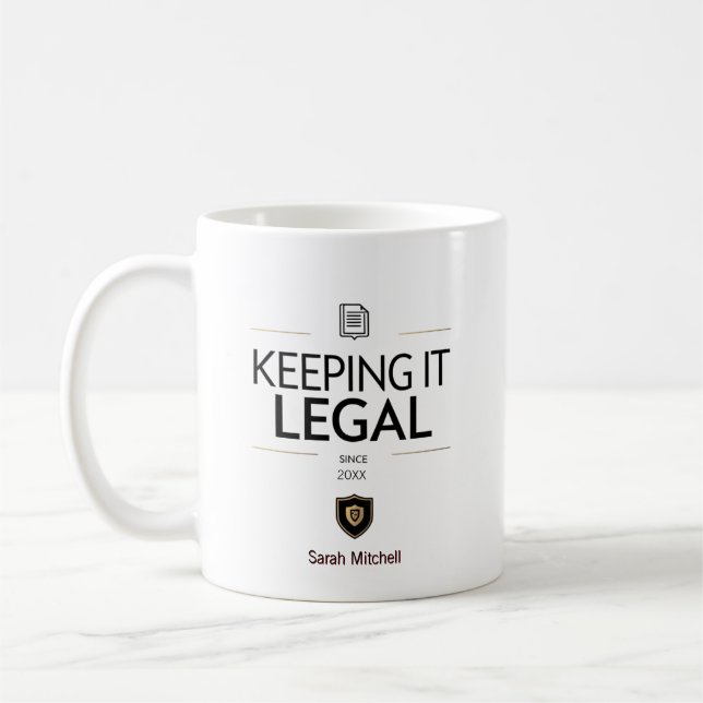 Caneca De Café Compliance Officer Personalized (Esquerda)
