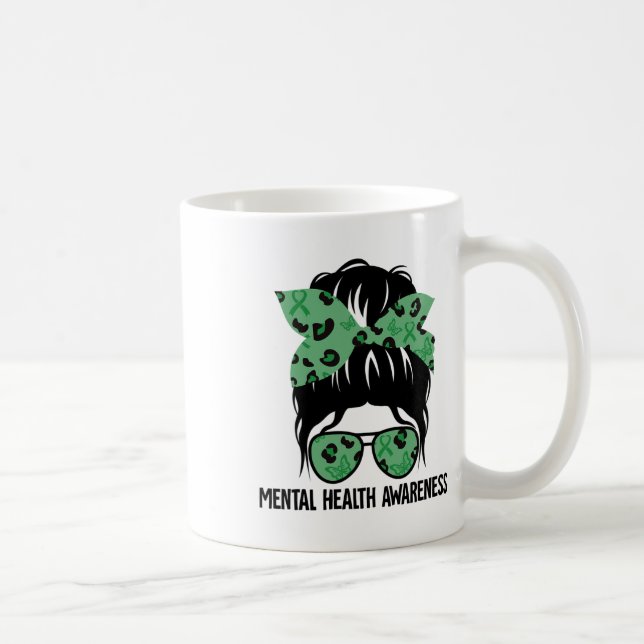 Caneca De Café Comportamento Mental Saúde Conscienciosa Problemas (Direita)