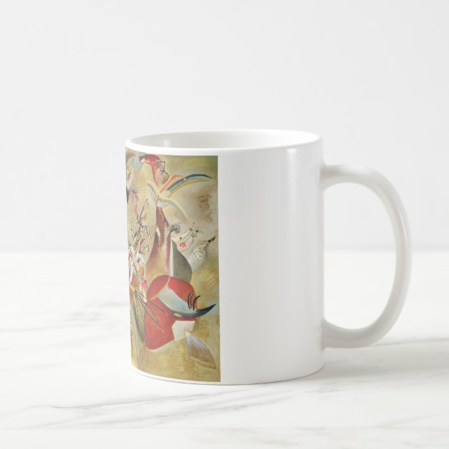 Caneca De Café Composição Abstrato de Kandinsky (Direita)