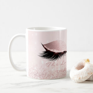 Caneca De Café Composição do rosa cor-de-rosa do estúdio da