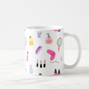 Caneca De Café Composição feminino, beleza, teste padrão da