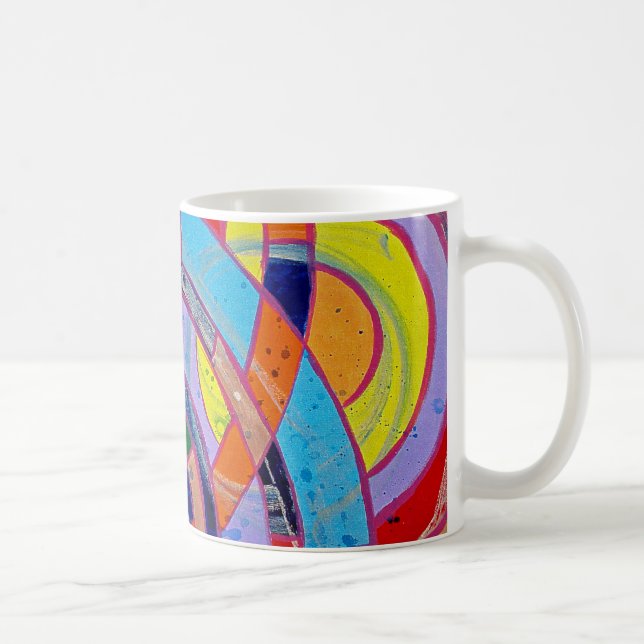 Caneca De Café Composição nº 15 de Michael Moffa (Direita)