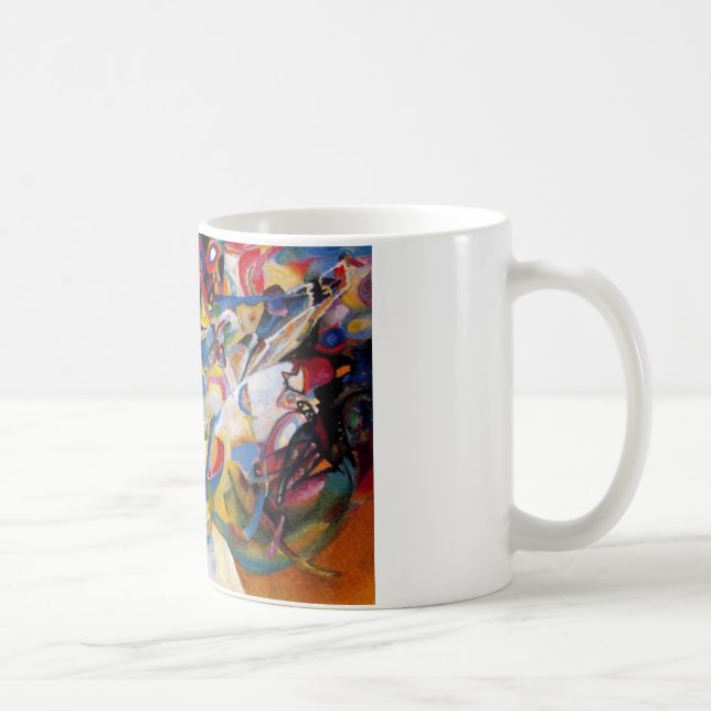 Caneca De Café Composição VII de Kandinsky (Direita)